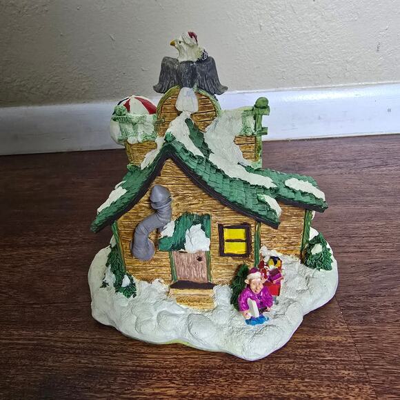 Vintage Santa's Town at the North Pole Christmas Village Post Office in Box - Picture 6 of 9